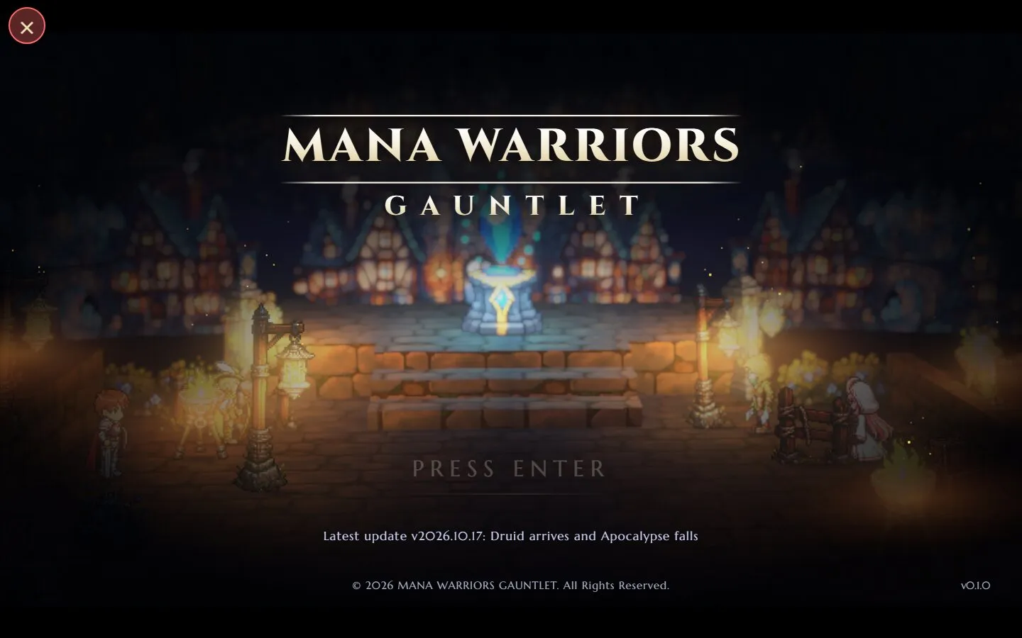 Screenshot of Mana Warriors Gauntlet